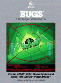 Bugs Atari 2600 US box art